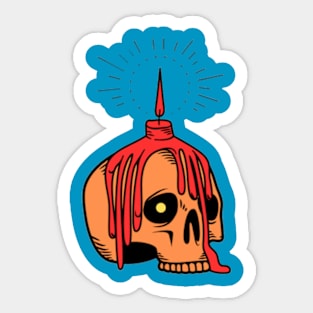 Luminous skull Sticker